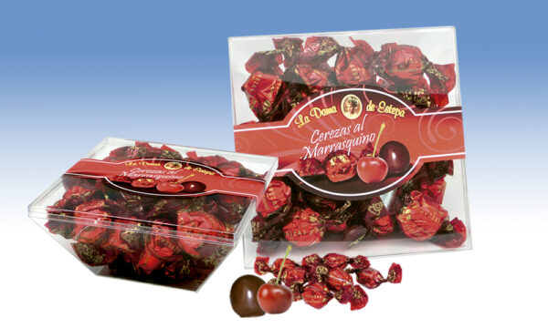 estuche cerezas al marrasquino