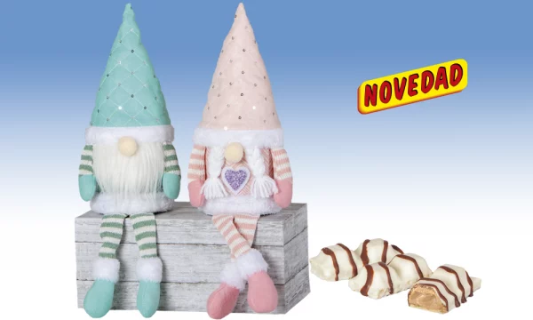 peluches gnomos con damachoc-white