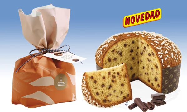 Panetonne gourmet con chocolate